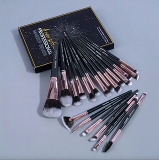 Foto 2 | Foto 2 | Brochas De Maquillaje Kit 20 Pcs Para Maquillaje Profesional Color Negro
