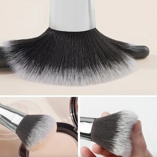 Foto 4 | Foto 4 | Brochas De Maquillaje Kit 20 Pcs Para Maquillaje Profesional Color Negro