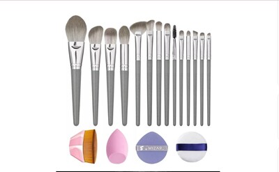 Foto 1 | Foto 1 | 8pzs Brochas De Maquillaje Base Profesional Kit Con Esponja
