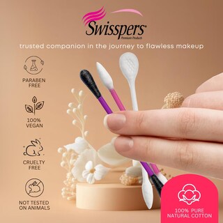 Foto 3 | Foto 3 | Hisopos Aplicadores De Cosméticos Swisspers 3 En 1  340 Unidades  3 - Venta Internacional.