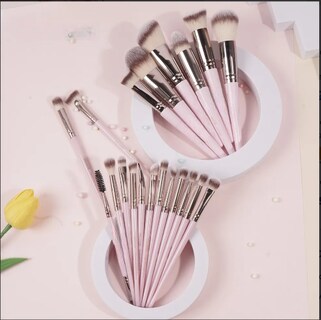 Foto 3 | Foto 3 | 15 Piezas Brochas De Maquillaje Profesional Color Marrón