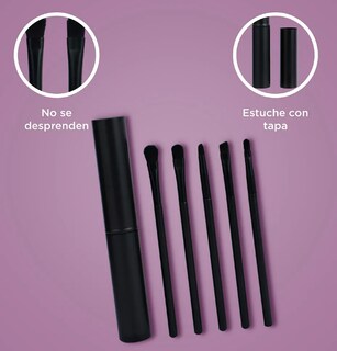 Foto 4 | Foto 4 | Xtellar Set De Brochas Profesionales Para Maquillaje Premium Con Estuche De Aluminio Elegante