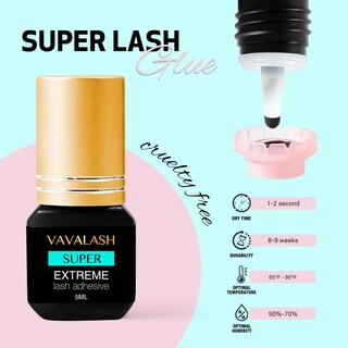 Foto 2 | Foto 2 | Pegamento Para Extensiones De Pestañas Vavalash Super Tiempo De Secado De 1 Segundo 5 Ml - Venta Internacional.