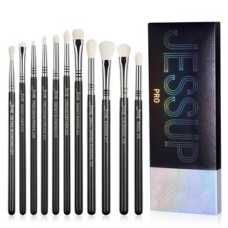 Foto 1 | Foto 1 | Juego De Brochas Para Sombras De Ojos Jessup T340 11 Piezas Profesionales Negras - Venta Internacional.