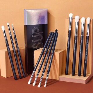 Foto 6 | Foto 6 | Juego De Brochas Para Sombras De Ojos Jessup T340 11 Piezas Profesionales Negras - Venta Internacional.