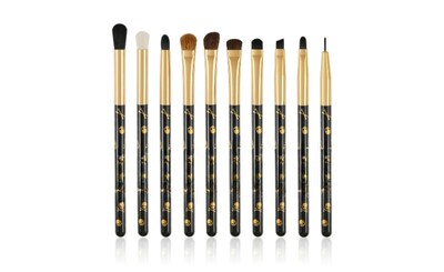 Foto 1 | Foto 1 | 10 Piezas Para Ojos 100%original Color Negro Halloween Brochas De Maquillaje Para Ojos Pinceles Para Ojos Sombreadora Delineado