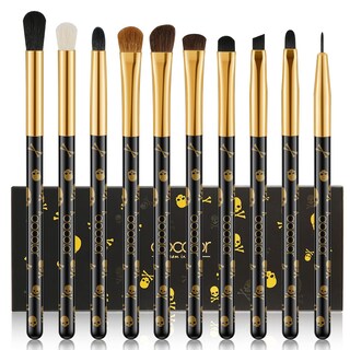 Foto 1 | Foto 1 | Set De Brochas De Maquillaje Docolor De 10 Piezas Con Estampado De Calaveras De Primera Calidad - Venta Internacional.