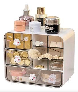 Foto 1 | Foto 1 | Organizador Maquillaje Organizador De Cosmeticos Con Cajones Plastico Cajón De Entrepiso Caja De Almacenamiento