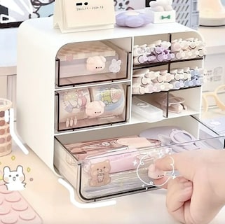 Foto 2 | Foto 2 | Organizador Maquillaje Organizador De Cosmeticos Con Cajones Plastico Cajón De Entrepiso Caja De Almacenamiento