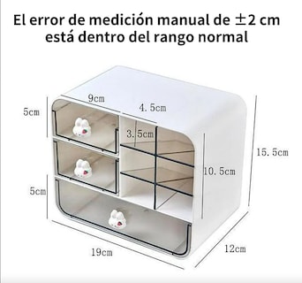 Foto 4 | Foto 4 | Organizador Maquillaje Organizador De Cosmeticos Con Cajones Plastico Cajón De Entrepiso Caja De Almacenamiento