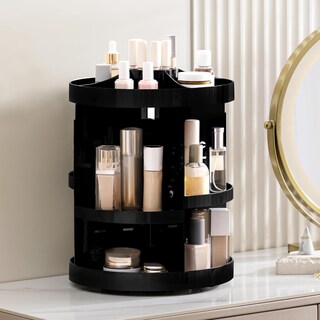 Foto 5 | Foto 5 | Organizador De Maquillaje Hblife 360  Giratorio  Ajustable  Negro - Venta Internacional.