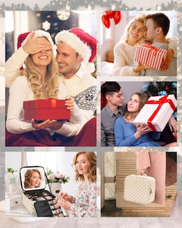 Foto 5 | Foto 5 | Bolsa De Maquillaje Relavel Travel Con Espejo Led Y Soporte Para Brochas De Maquillaje - Venta Internacional.