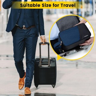 Foto 7 | Foto 7 | Neceser De Viaje Vorspack Para Hombre Resistente Al Agua  Color Azul Marino - Venta Internacional.