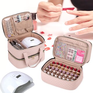 Foto 6 | Foto 6 | Estuche Organizador De Esmaltes De Uñas Yarwo Con Capacidad Para 50 Botellas De 15 Ml - Venta Internacional.