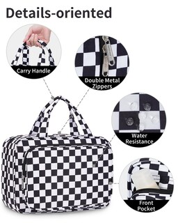 Foto 5 | Foto 5 | Neceser Narwey Colgante Para Mujer Maquillaje De Viaje Negro - Venta Internacional.