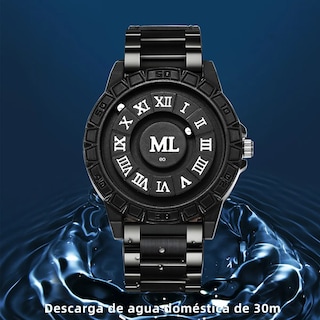 Foto 3 | Foto 3 | Reloj De Levitación Magnética Con Números Romanos Eo Safe Imports Esi-21471 Negro