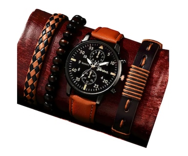 Foto 1 | Foto 1 | Juego De 5 Piezas De Reloj Deportivo New Street Para Hombre