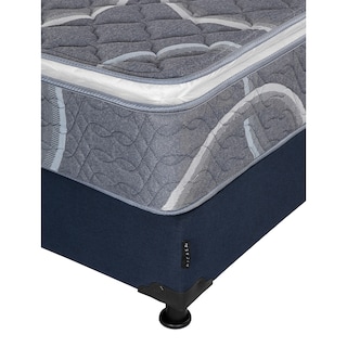 Foto 4 | Foto 4 | Colchón Restonic Bongo Queen Size + Box Dicasa Azul + Almohada Oso 2 + Sábanas Basic
