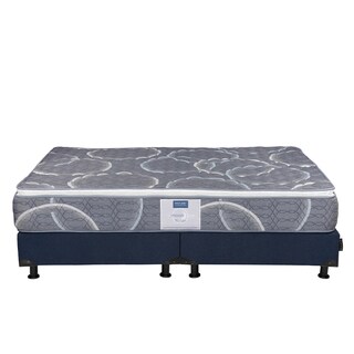 Foto 2 | Foto 2 | Colchón Restonic Bongo King Size + Box Dicasa Azul + Almohada Oso 2 + Sábanas Basic