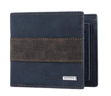 Foto 1 | Foto 1 | Monedero Xtellar Para Hombre - Diseño Bicolor De Cuero Sintético Y Capacidad Superior