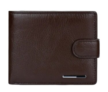 Foto 1 | Foto 1 | Carteras De Lujo Xtellar Para Hombres Piel Genuina Protección Rfid Estilo Único Marrón