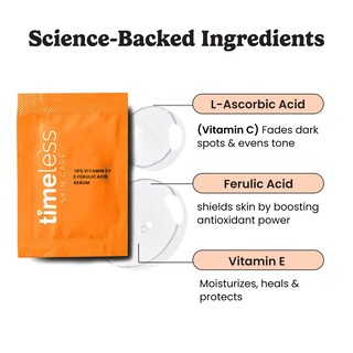 Foto 2 | Foto 2 | Sérum Timeless Skin Care Con Vitamina C Con Vitamina E Y Ácido Ferúlico - Venta Internacional.