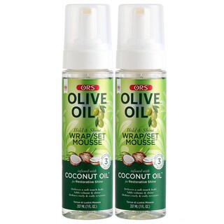 Foto 1 | Foto 1 | Set De Envolturas Hair Mousse Ors Olive Oil Hold & Shine 200 Ml X2 - Venta Internacional.