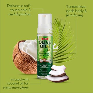 Foto 2 | Foto 2 | Set De Envolturas Hair Mousse Ors Olive Oil Hold & Shine 200 Ml X2 - Venta Internacional.