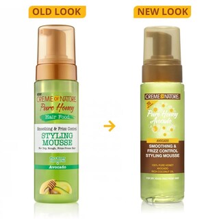 Foto 2 | Foto 2 | Mousse Para Peinar Creme Of Nature Pure Honey 200 Ml Para Rizos - Venta Internacional.