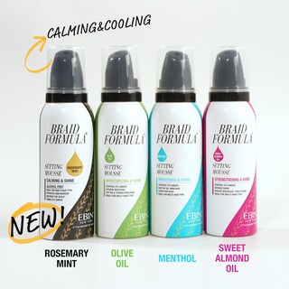 Foto 2 | Foto 2 | Mousse Fijador Ebin New York Braid Formula 370 Ml Con Aceite De Almendras Dulces - Venta Internacional.