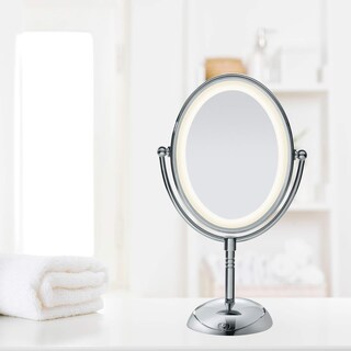 Foto 6 | Foto 6 | Espejo De Maquillaje Conair Iluminado Ovalado Con Led De Aumento 1x/7x - Venta Internacional.