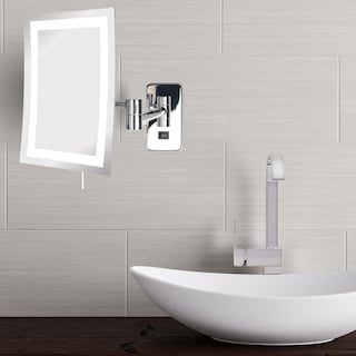 Foto 2 | Foto 2 | Espejo De Maquillaje Jerdon Jrt710cl Soporte De Pared 5 Veces Cromado Con Luz - Venta Internacional.