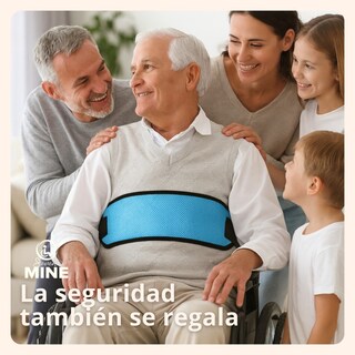 Foto 3 | Foto 3 | Correa De Seguridad Para Silla De Rueda | Azul