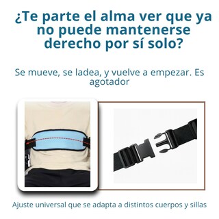 Foto 7 | Foto 7 | Correa De Seguridad Para Silla De Rueda | Azul