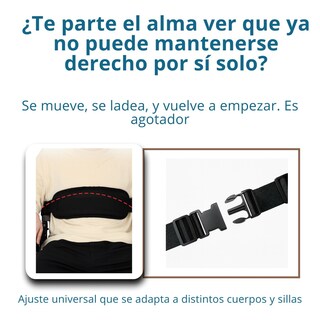 Foto 5 | Foto 5 | Correa De Seguridad Para Silla De Rueda | Negro