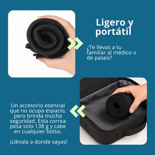 Foto 6 | Foto 6 | Correa De Seguridad Para Silla De Rueda | Negro