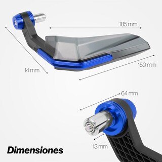 Foto 2 | Foto 2 | Cubre Puños Azul Para Moto Universal Kinlley