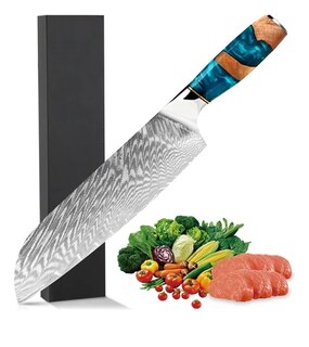 Foto 1 | Foto 1 | Cuchillo  Xtellar Chef Acero Damasco Profesional Cuchillos De Cocina