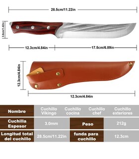Foto 2 | Foto 2 | Cuchillo  Xtellar Cocina Profesional De Cuchillo Acero Cuchillos Chef
