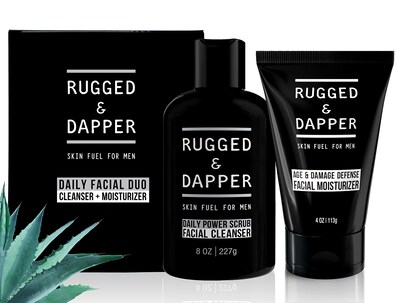 Foto 1 | Foto 1 | Set De Cuidado De La Piel Rugged & Dapper Daily Duo Para Hombre Con Crema Hidratante - Venta Internacional.