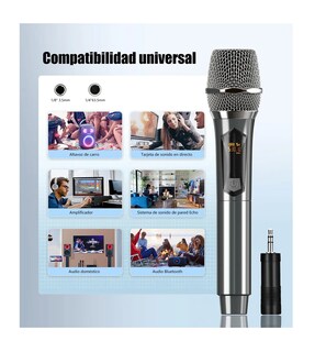 Foto 4 | Foto 4 | Micrófono Inalámbrico Profesional De Karaoke Con Receptor