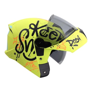 Foto 6 | Foto 6 | Casco Roda Booster Amarillo Mt Caprack Mica Humo Aba Svs