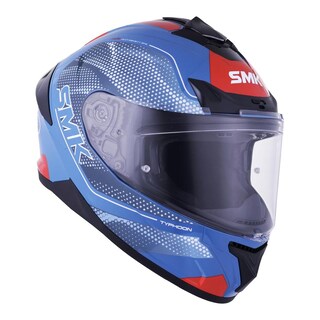 Foto 3 | Foto 3 | Casco Smk Typhoon Azul Mystic Gl551 Cerrado Svs