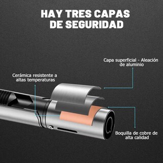 Foto 3 | Foto 3 | 2pcs Encendedor Recargable Multiusos Ajustable Eo Safe Imports Esi-21498 Gris