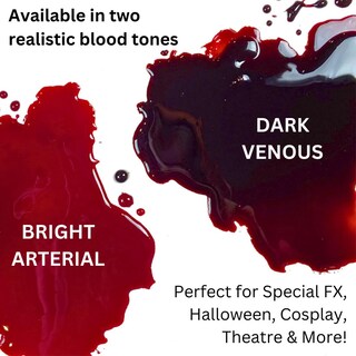 Foto 5 | Foto 5 | Maquillaje Fake Blood Mehron Stage Blood Comestible 270 Ml Venoso Oscuro - Venta Internacional.