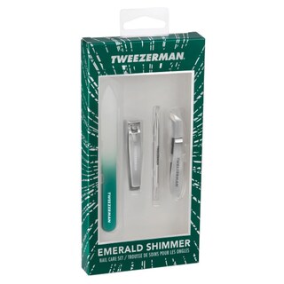 Foto 6 | Foto 6 | Set De Cuidado De Uñas Tweezerman Emerald Shimmer Con Cortaúñas Y Lima - Venta Internacional.