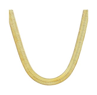Foto 1 | Foto 1 | Collar Xtellar Chapado En Oro De 14 Quilates  Diseño De Cadena De Serpiente Detallada Con Zirconia Cúbica