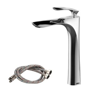 Foto 1 | Foto 1 | Grifo Mezclador Para Lavabo De Baño Cromado Con Caño Alto