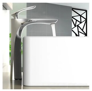 Foto 3 | Foto 3 | Grifo Mezclador Para Lavabo De Baño Cromado Con Caño Alto