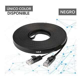 Foto 3 | Foto 3 | Cable Red Lab.gplano Categoria 6 Cat6 Rj45 Utp Ethernet 30 Metros Negro